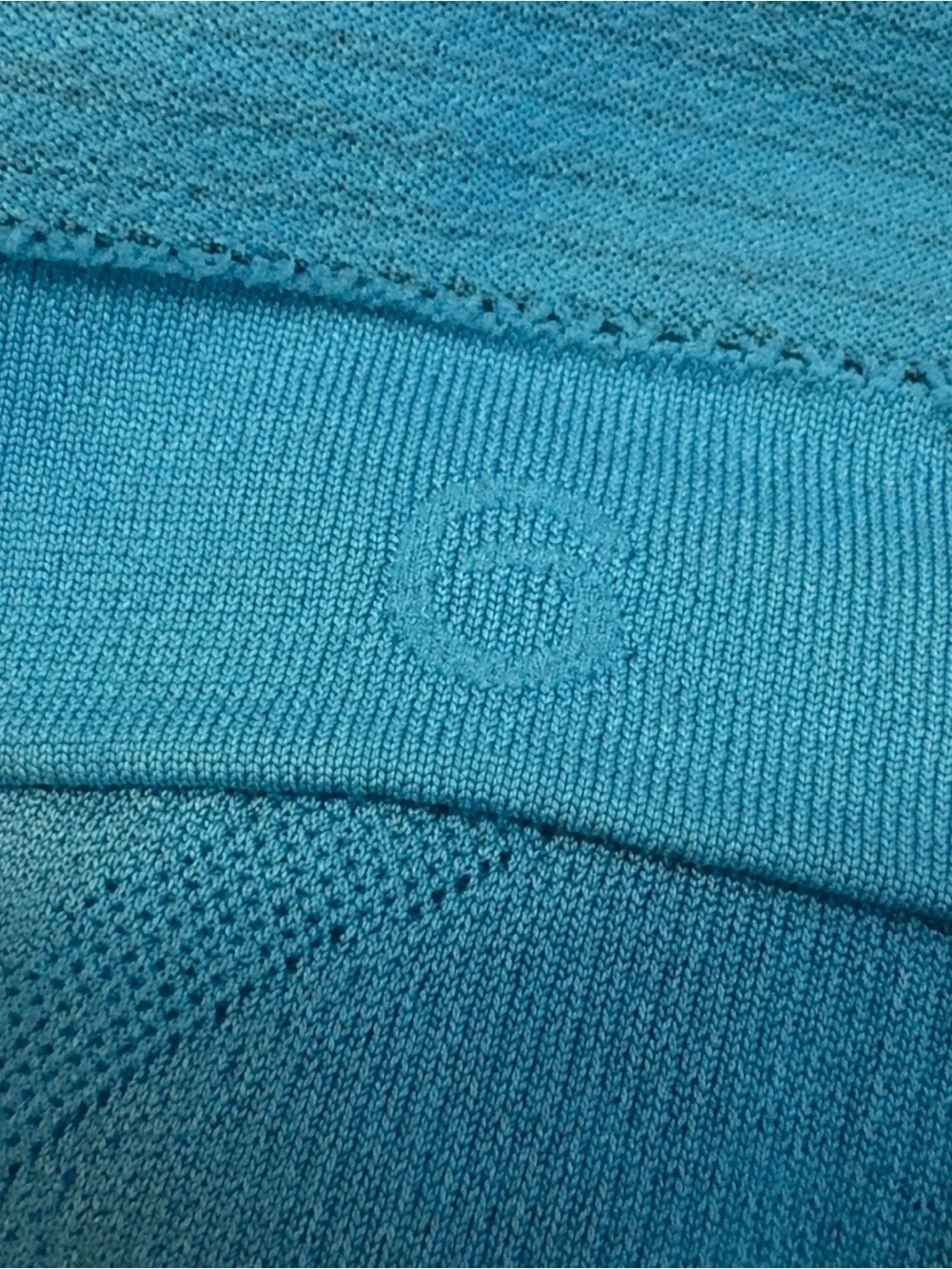 Lululemon Swiftly Tech Racerback Tank Size 6 Turquoise Blue Seamless